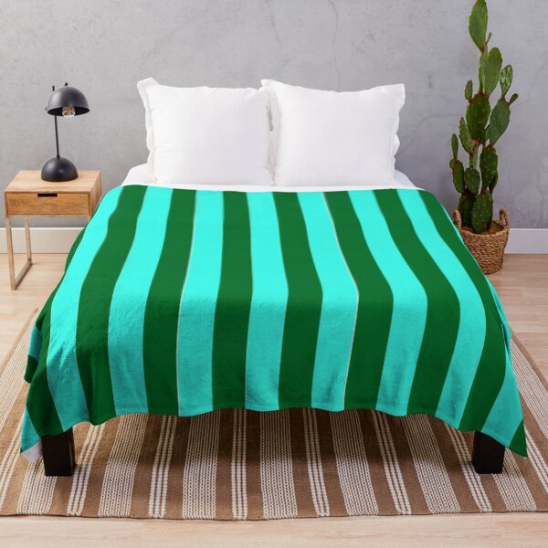 Aperçu de l'œuvre Rayures vert et bleu menthe glacée créée et vendue par DanielleGensler.