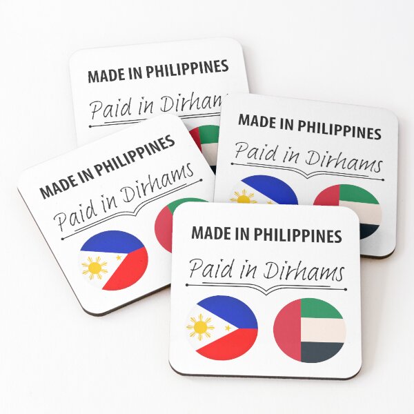Item preview, Made in Philippines Paid in Dirhams - Funny OFW Sticker - Kabayan UAE Gift - Pinoy Pride designed and sold by Lunalayer Boutique .