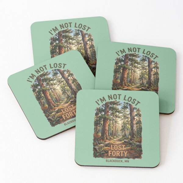 Item preview, I'm Not Lost Lost Forty Blackduck Minnesota Vintage Forest Hiking designed and sold by FrozenFits.