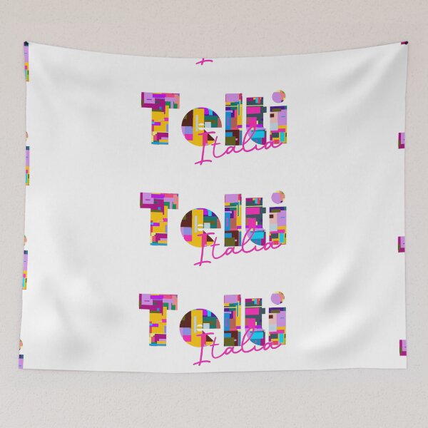 Item preview, Telti, Sardegna, Italy, Italia, colorful typography design for travellers designed and sold by Wanderful-roads.