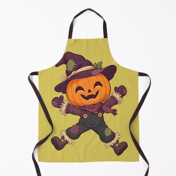 Item preview, Cute Halloween Scarecrow – Dancing Pumpkin Scarecrow designed and sold by ChromaRune.