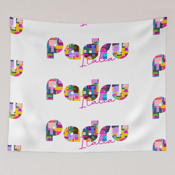 Item preview, Padru, Sardegna, Italy, Italia, colorful typography design for travellers designed and sold by Wanderful-roads.