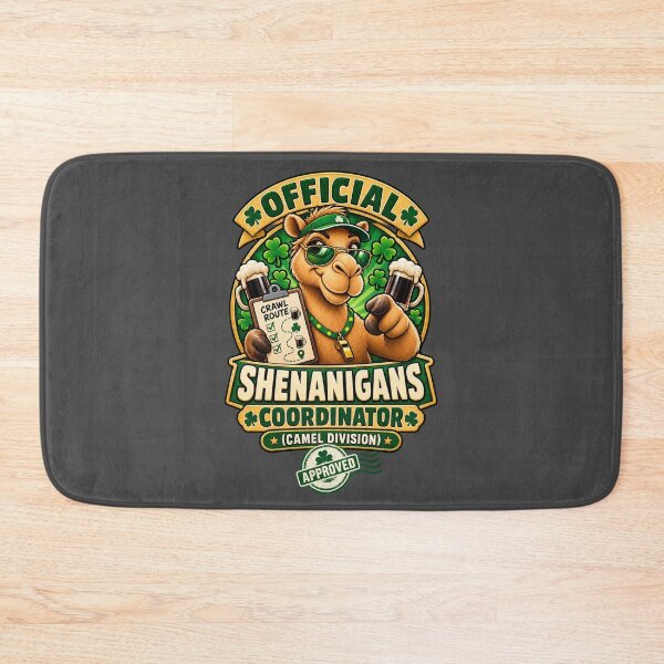 Item preview, Shenanigans Coordinator St Patrick's Day Camel Design – Funny Irish St. Patrick's Day Graphic T-Shirt designed and sold by Camel & Quirk.