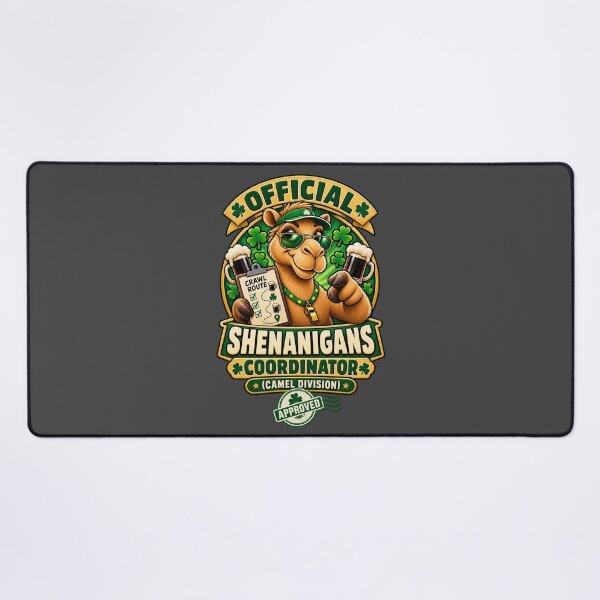 Item preview, Shenanigans Coordinator St Patrick's Day Camel Design – Funny Irish St. Patrick's Day Graphic T-Shirt designed and sold by Camel & Quirk.
