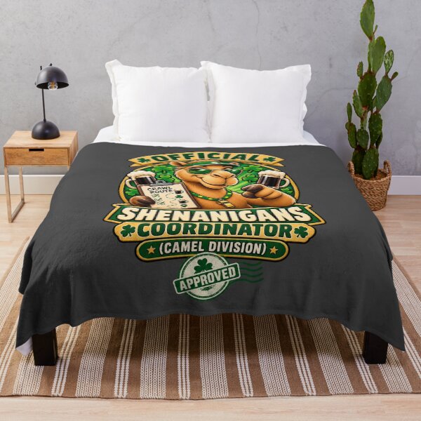 Item preview, Shenanigans Coordinator St Patrick's Day Camel Design – Funny Irish St. Patrick's Day Graphic T-Shirt designed and sold by Camel & Quirk.
