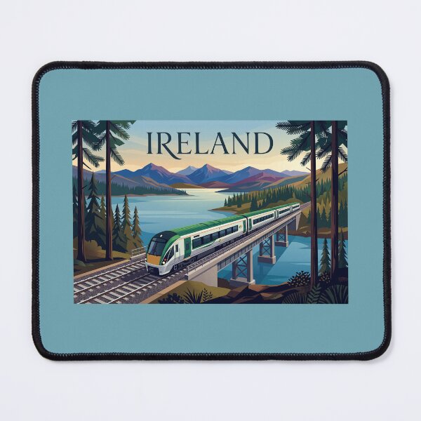 Item preview, Ireland by Train – Railway Poster designed and sold by ArtworkNorth.