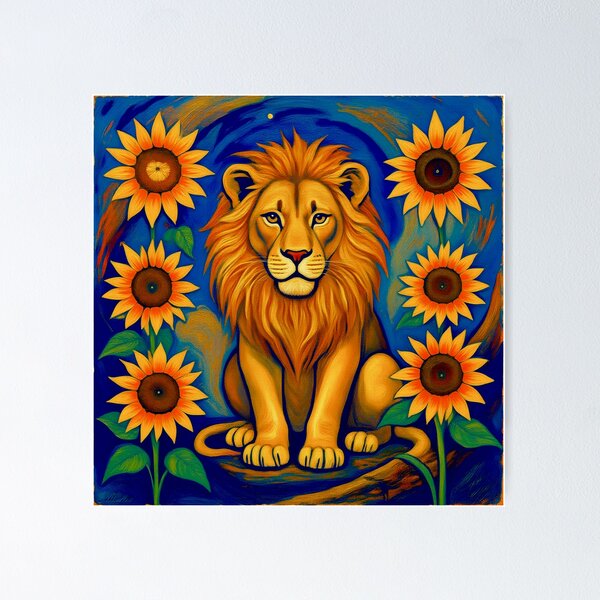 Item preview, Animal Wild Geometry: Lion designed and sold by Helios Be. Lavsh.
