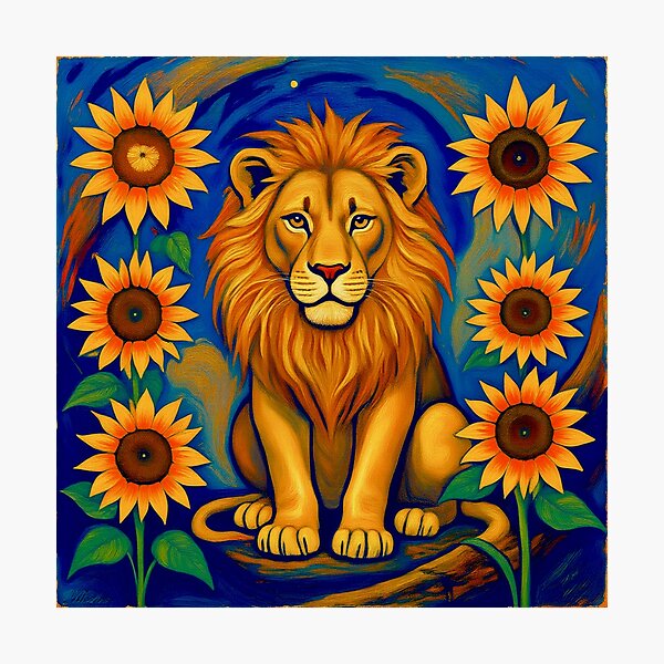 Item preview, Animal Wild Geometry: Lion designed and sold by Helios Be. Lavsh.