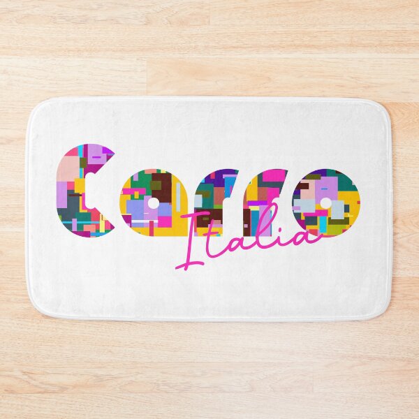 Item preview, Carro, Spezia, Italia, Italia, diseño tipográfico colorido para viajeros designed and sold by Wanderful-roads.