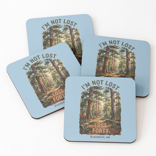 Item preview, I'm Not Lost Lost Forty Blackduck Minnesota Vintage Forest Hiking designed and sold by FrozenFits.