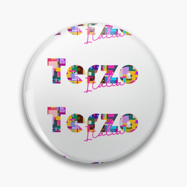 Item preview, Terzo, Alessandria, Italy, Italia, colorful typography design for travellers designed and sold by Wanderful-roads.