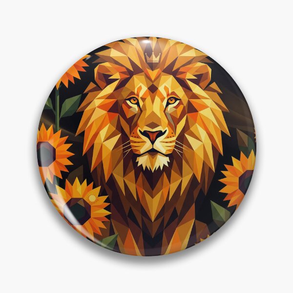 Item preview,  Animal Wild Geometry: Lion #1 designed and sold by Helios Be. Lavsh.