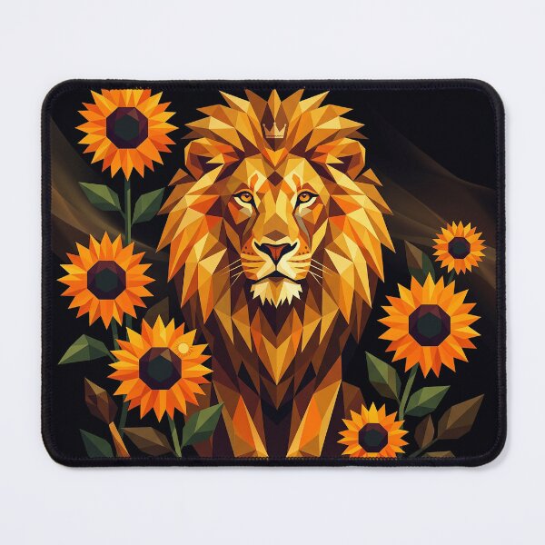 Item preview,  Animal Wild Geometry: Lion #1 designed and sold by Helios Be. Lavsh.
