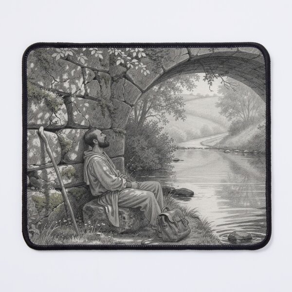 Item preview, Pilgrim at rest (on the Way of St. James) designed and sold by jefboutique6150.