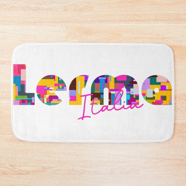 Item preview, Lerma, Alessandria, Italy, Italia, colorful typography design for travellers designed and sold by Wanderful-roads.