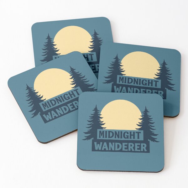 Item preview, Midnight Wanderer Retro Forest Moon designed and sold by Chroma Dreams .