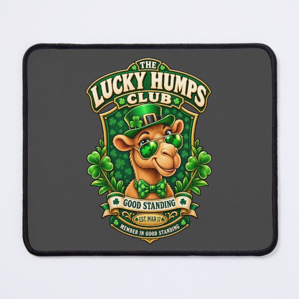 Item preview, The Lucky Humps Club St Patrick's Day Camel Design – Funny Irish St. Patrick's Day Graphic T-Shirt designed and sold by Camel & Quirk.