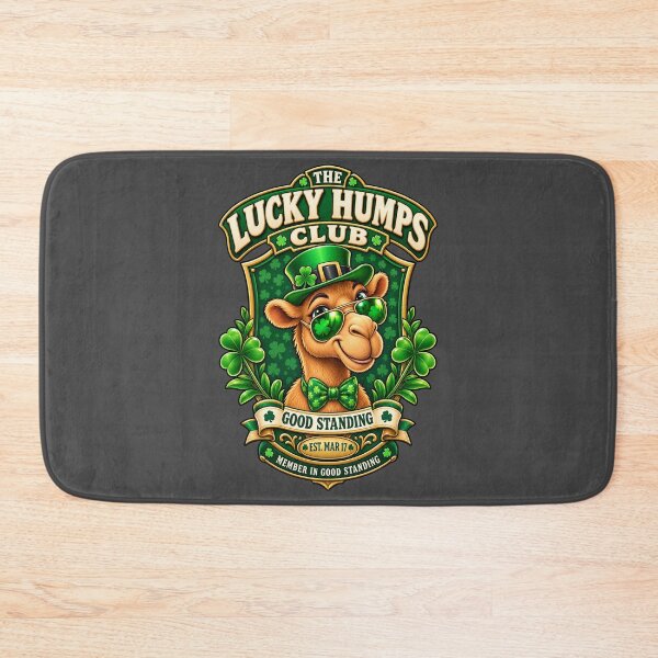 Item preview, The Lucky Humps Club St Patrick's Day Camel Design – Funny Irish St. Patrick's Day Graphic T-Shirt designed and sold by Camel & Quirk.