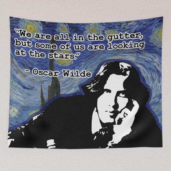 Item preview, Oscar Wilde and Starry Night designed and sold by aponwao.