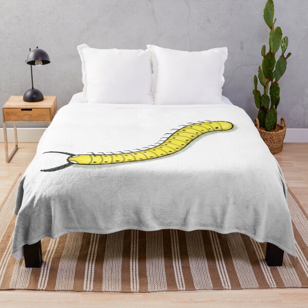 Item preview, Yellow Centipede Illustration Stylized Insect Art designed and sold by Ihor Ivanov.