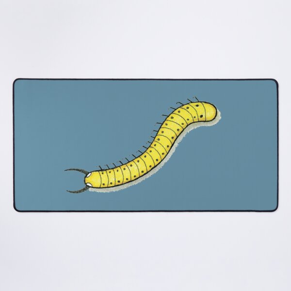 Item preview, Yellow Centipede Illustration Stylized Insect Art designed and sold by Ihor Ivanov.
