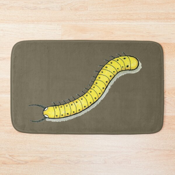 Item preview, Yellow Centipede Illustration Stylized Insect Art designed and sold by Ihor Ivanov.