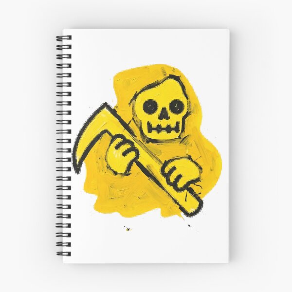 Item preview, Yellow Grim Reaper Skull Art designed and sold by Yellow Zone.