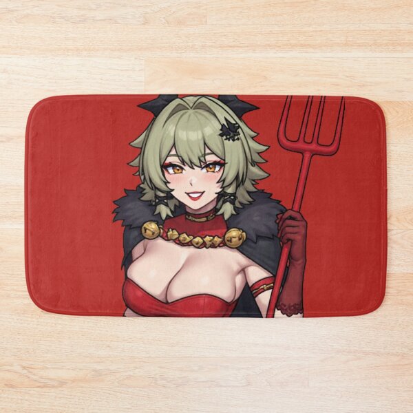 Item preview, Seductive Anime Devil Girl in Red Dress Spooky Halloween Art designed and sold by Jimakmo.