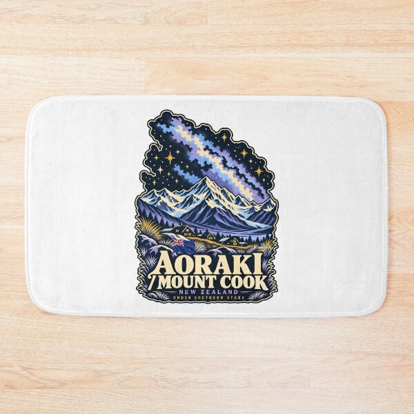 Artikelvorschau, Aoraki Mount Cook Starry Night entworfen und verkauft von EvergreenPark - Tee Studio.