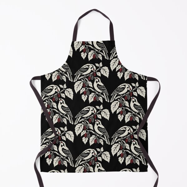 Item preview, Lámina de arte popular otoñal con pájaros y bayas, de estilo vintage, inspirada en el bosque. designed and sold by Jokerstyle.