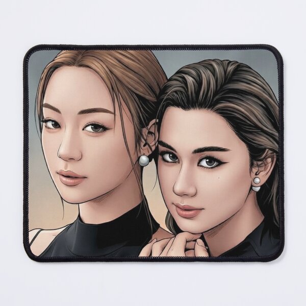 Item preview, LenaMiu Stare Thai GL Kdrama Actress LGBTQ+ Cartoon Art Wall Decor Comic Print Poster Shirt Cell  designed and sold by Mind Space.