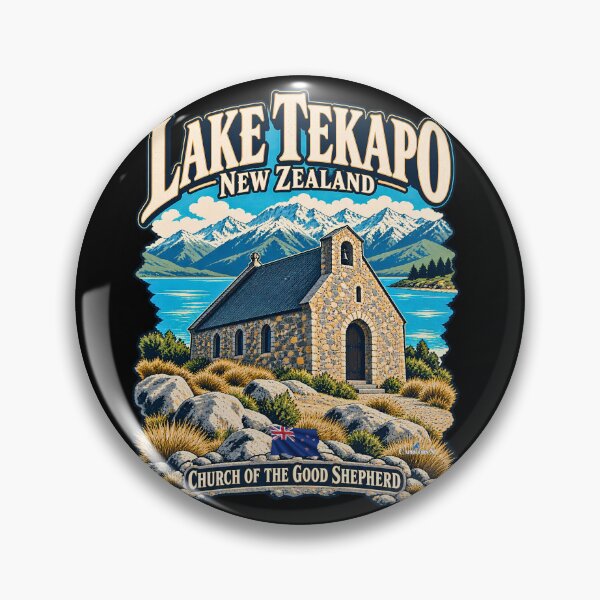 Artikelvorschau, Lake Tekapo Good Shepherd Church entworfen und verkauft von EvergreenPark - Tee Studio.