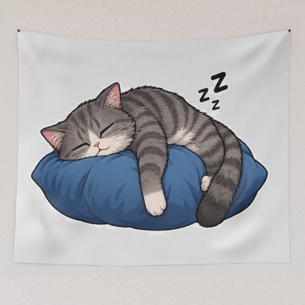 Item preview, Sleepy Funny Cat designed and sold by Fashimation20.