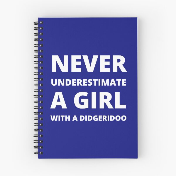 Item preview, Never underestimate a girl a Didgeridoo designed and sold by fev-rocks.