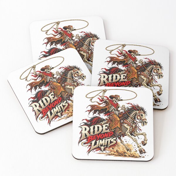 Item preview, Ride Beyond Limits Skeleton Cowboy - Western Gift designed and sold by M. Mamdouh Artworks.