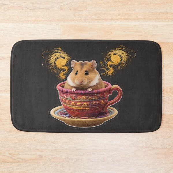 Item preview, Cute Hamster in a Teacup designed and sold by MargaretPolanco.