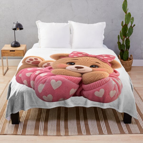 Item preview, Playful Teddy Bear Lying Down designed and sold by Dovarune.