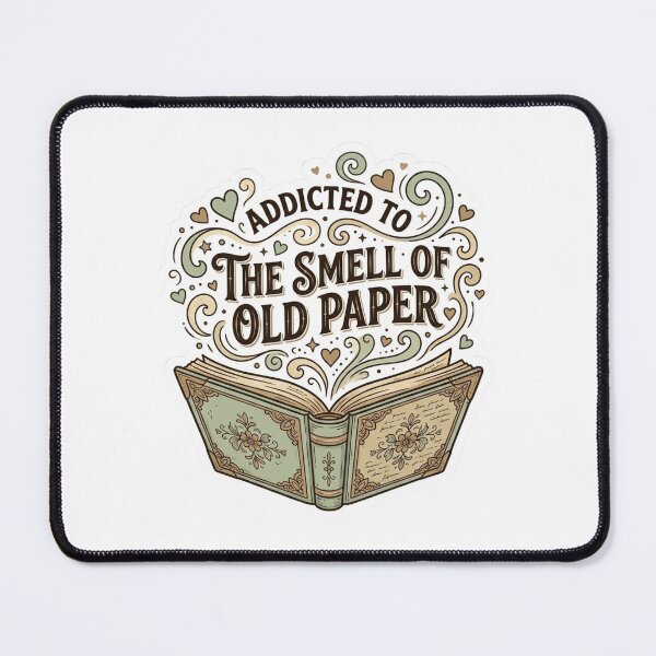 Item preview, Adicto al olor del papel viejo, bibliófilo, amante de los libros, humor de la academia oscura designed and sold by raedattia.