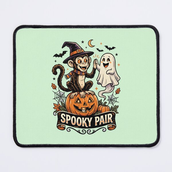 Item preview, Spooky Pair - Halloween with monkey designed and sold by ParadoxParadox.