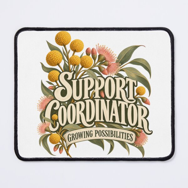 Item preview, NDIS Support Coordinator – Growing Possibilities Botanical designed and sold by Witcrafters.