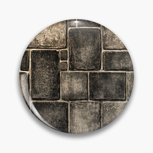 Item preview, Dark Grey Weathered Castle Block Wall Art designed and sold by Piotrek0001.