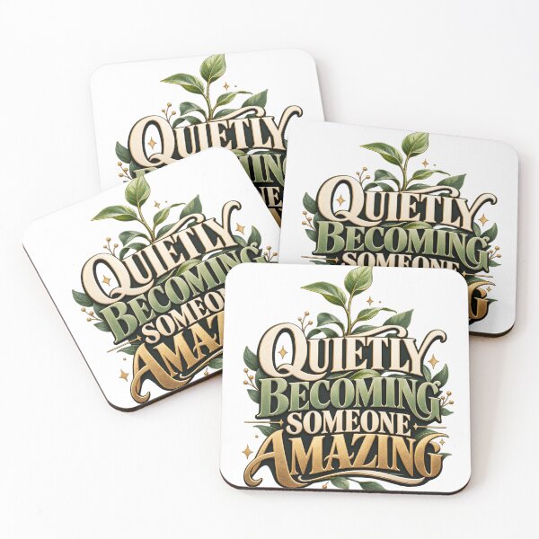 Item preview, Quietly Becoming Someone Amazing – Self Growth Motivation Design designed and sold by okay 2 look .