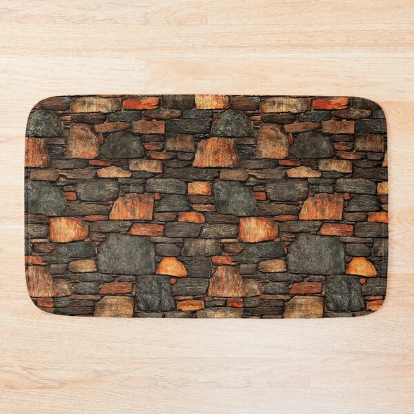 Item preview, Earthy Terracotta and Slate Fortress Wall Art designed and sold by Piotrek0001.