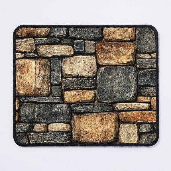 Item preview, Weathered Slate and Golden Sandstone Wall designed and sold by Piotrek0001.