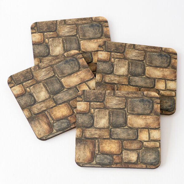 Item preview, Golden Sandstone Rustic Castle Brick Texture designed and sold by Piotrek0001.