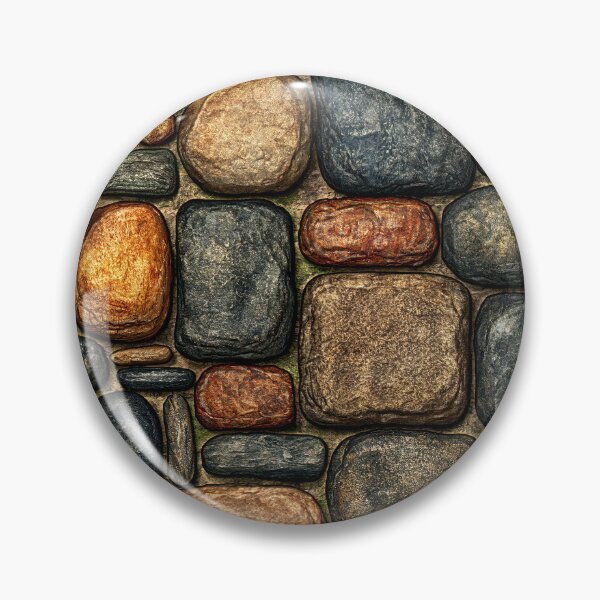 Item preview, Mixed River Rock Cobblestone Wall Texture designed and sold by Piotrek0001.