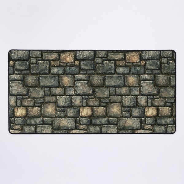 Item preview, Weathered Grey Stone Masonry with Green Moss designed and sold by Piotrek0001.
