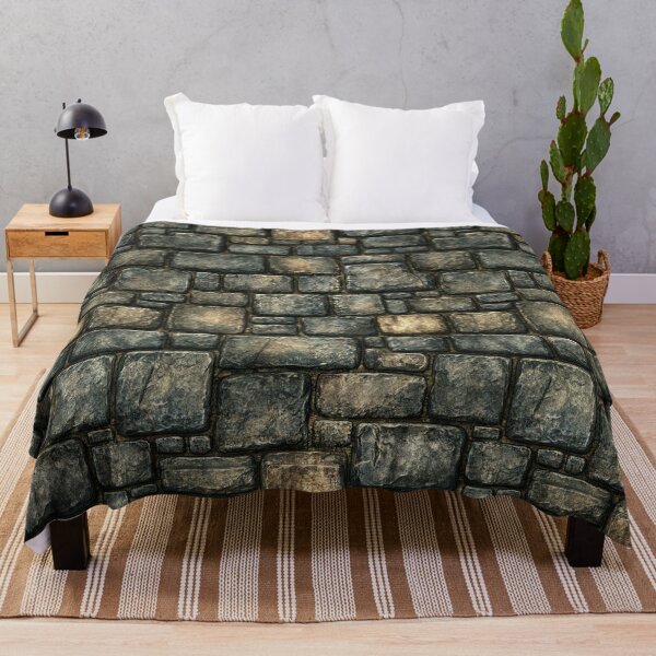 Item preview, Weathered Grey Stone Masonry with Green Moss designed and sold by Piotrek0001.