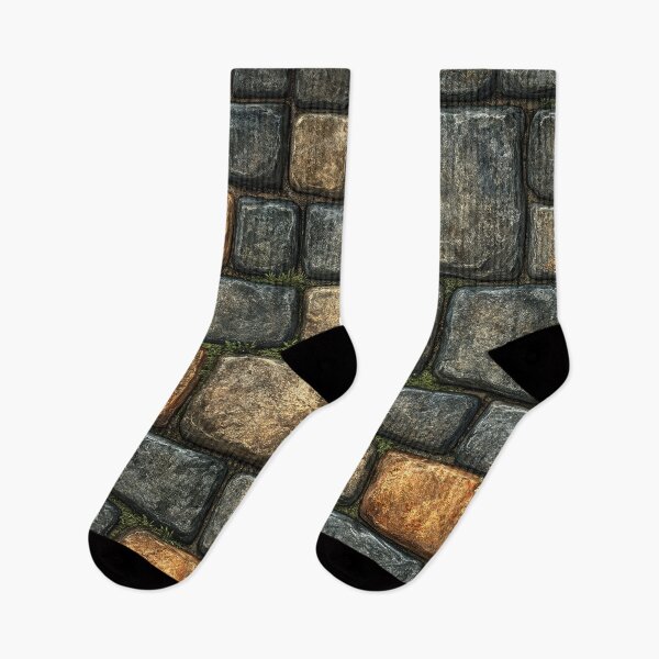 Item preview, Charcoal Fortress Wall with Golden Stone Accents designed and sold by Piotrek0001.