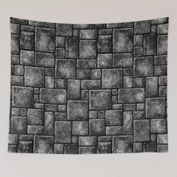 Artikelvorschau, Textur einer Festung aus dunklem Basalt-Schichtstein entworfen und verkauft von Piotrek0001.